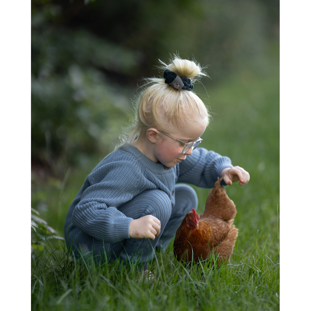 Hanevild Strickjacke mit handbesticktem Hahn – Bild 8