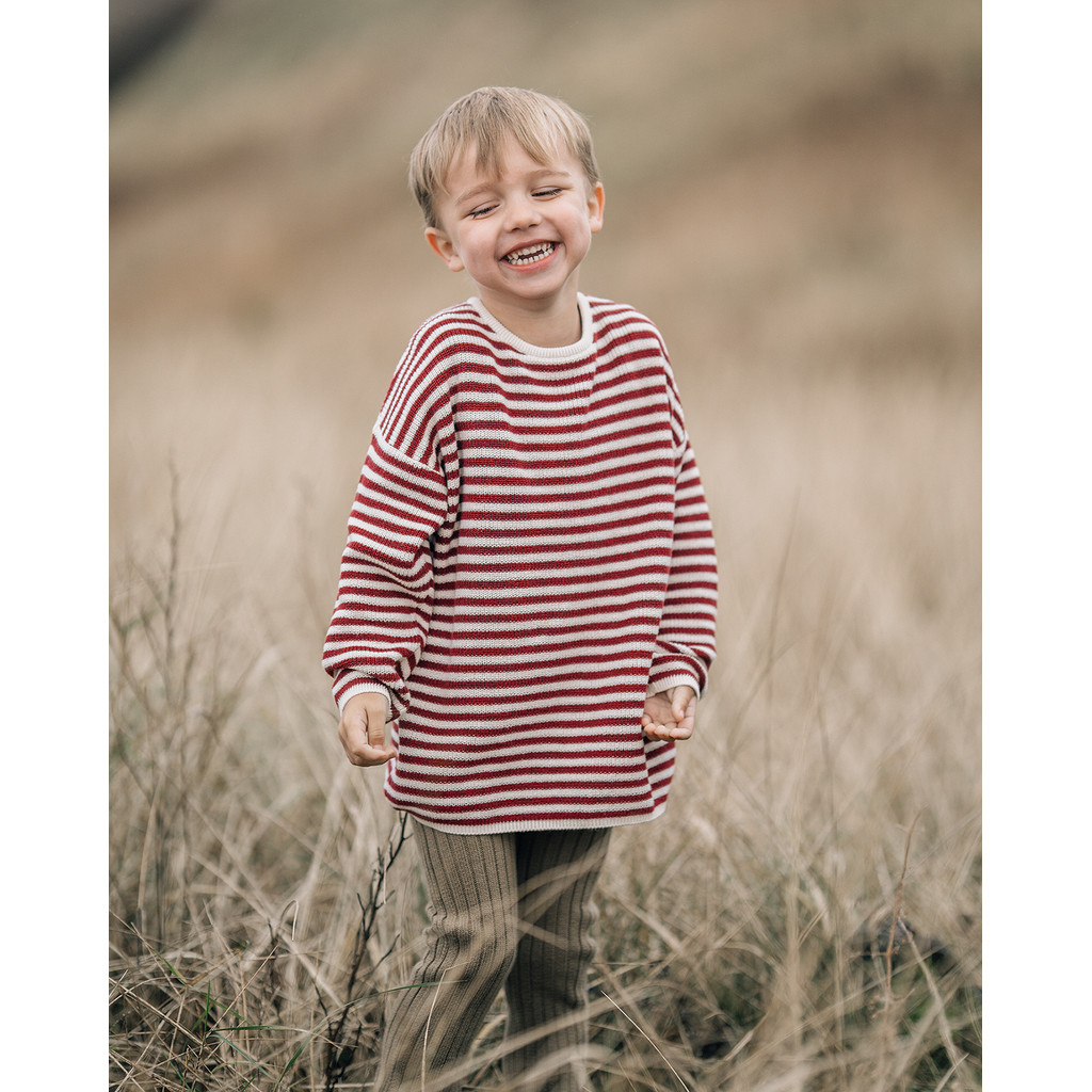 Hanevild Strickpullover gestreift – Bild 6