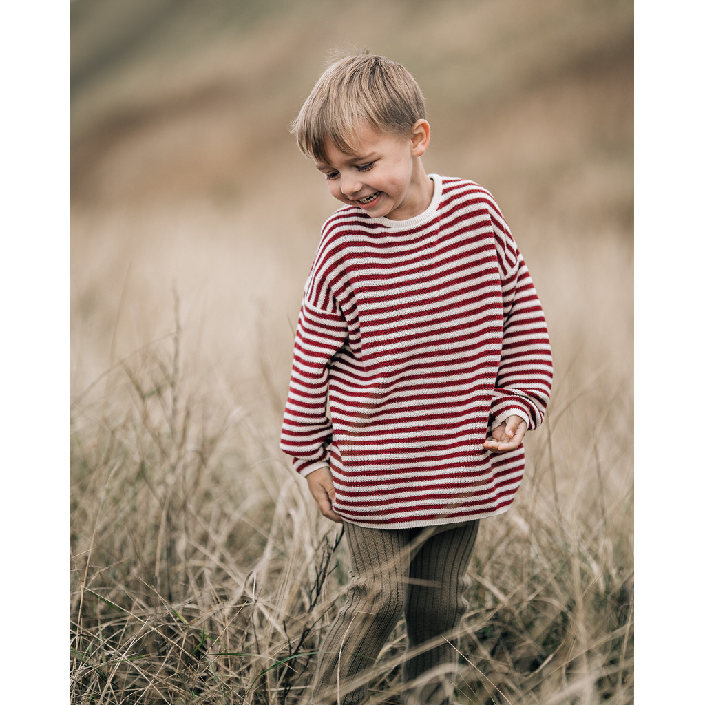 Hanevild Strickpullover gestreift – Bild 5