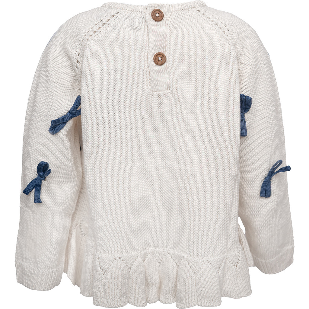 Hanevild Strickpullover mit Schleifendetail – Bild 3