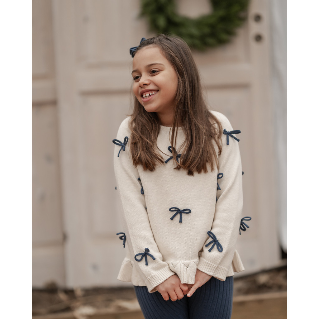 Hanevild Strickpullover mit Schleifendetail – Bild 13