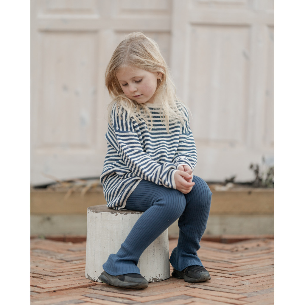 Hanevild Strickleggings mit ausgestelltem Bein