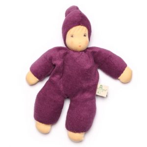 Nanchen Puppe Schmuse lila