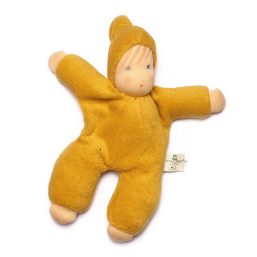 Nanchen Puppe Schmuse gelb