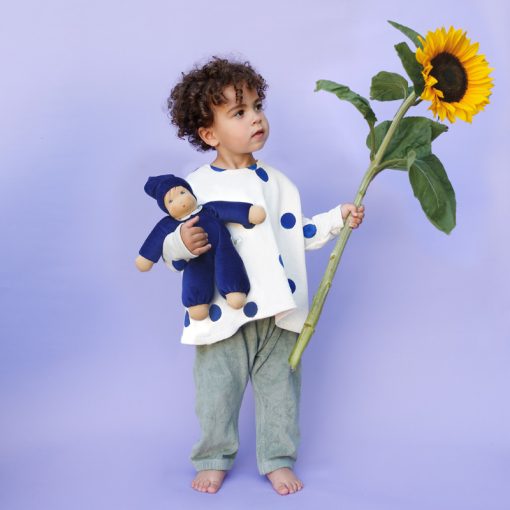 Nanchen Puppe Nani blau – Bild 2