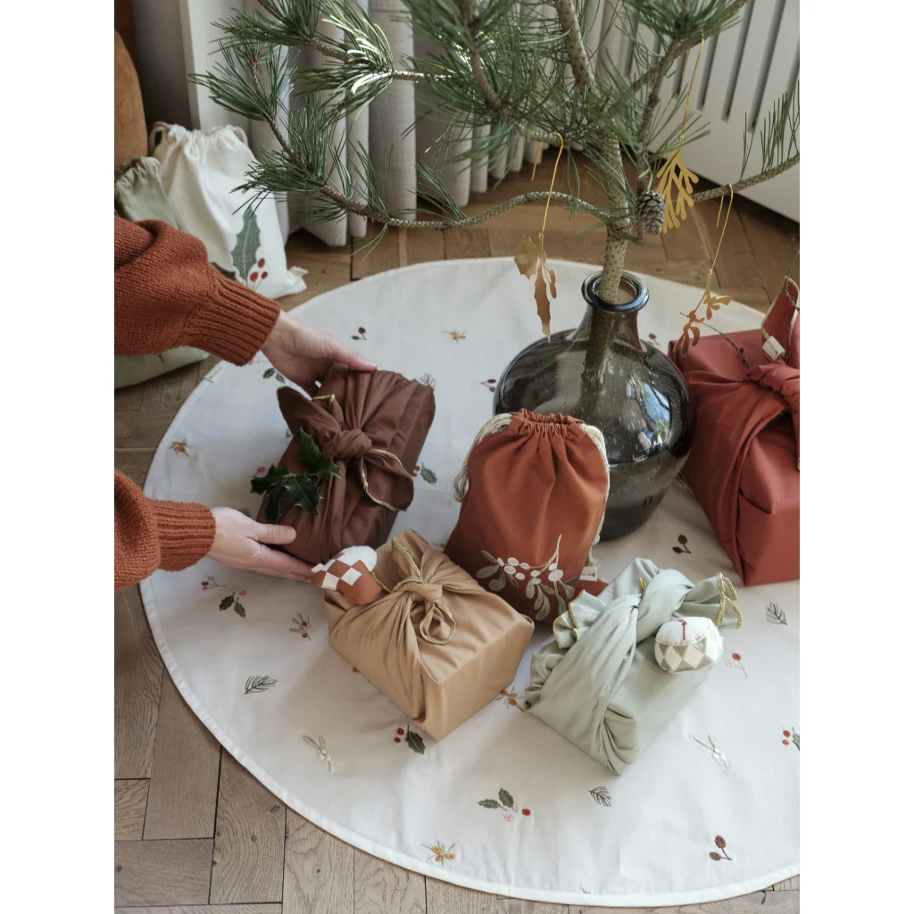 Fabelab Geschenktüte – Mistelzweigstickerei – Zimt – Bild 2