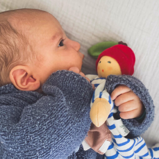 Nanchen Natur Schmusepuppe "Kleiner Apfel" – Bild 3
