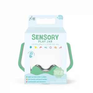 Glo Pals Sensory Jar green