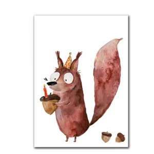 Halfbird Postkarte "Eichhörnchen"