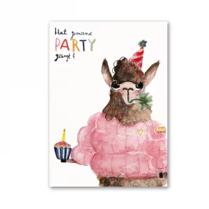 Halfbird Postkarte "hat jemand Party gesagt"