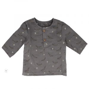 Maximo GOTS BABY BOY-Hemd, Langarm Musselinstoff