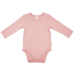 Maximo BABY-Body, langer Arm, Jersey Schulterverschluß (rosé)