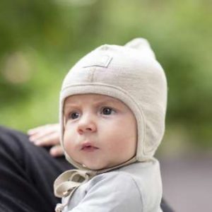 Pickapooh Babymütze Wolle Seide "Zoe" natur melangé
