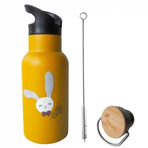 Kikadu Trinkflasche Hase Mustard