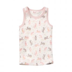 People wear organic Unterhemd mit Katzenprint