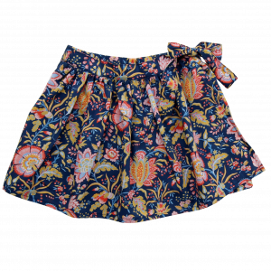 Enfant Terrible Voile Skirt Paisleydruck in navy-honey
