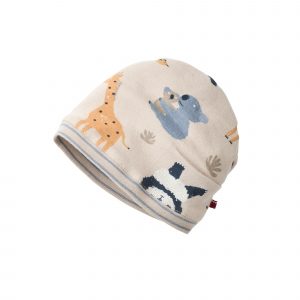 People wear organic Wendemütze Zootiere