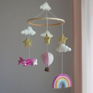 Gamcha Mobile, Flugzeug/Regenbogen, Pink