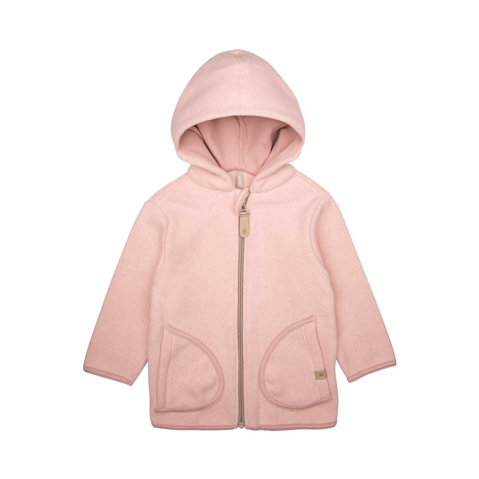 Pure Pure Fleecejacke rosa (Baumwolle)