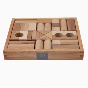 Wooden Story 30-teiliges Set Holzbausteine - natur- im Tablett