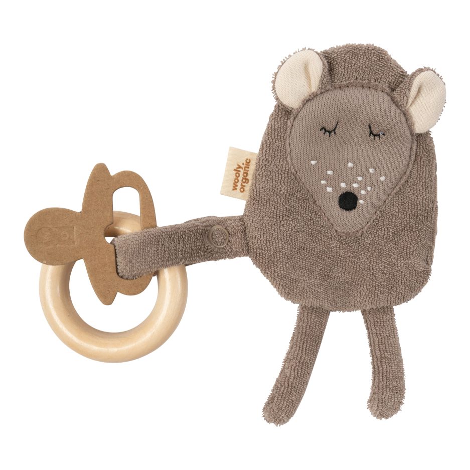 Wooly Organic Crinkle-Spielzeug "Maus"