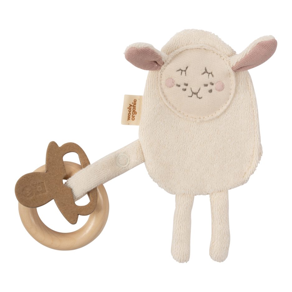 Wooly Organic Crinkle-Spielzeug "Schaf"