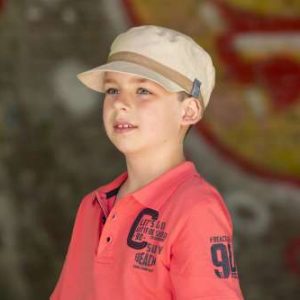 Pickapooh Baby und Kinder Sonnencap Mika Leinen beige