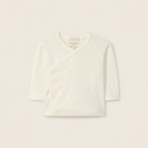 Wedoble - Wickeljäckchen, langarm aus weichem Bio-Baumwollstrick