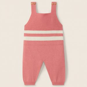 Wedoble gestrickte Latzhosen aus Bio-Baumwolle