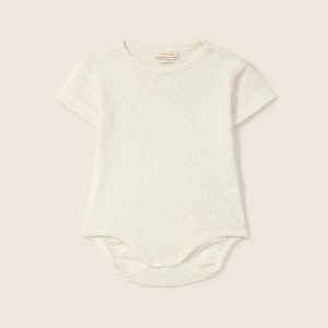 Wedoble Kurzärmeliger Bio-Baumwoll-Body