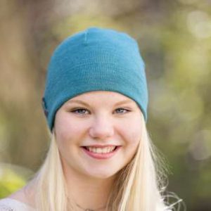 Pickapooh Mütze "Schlupper" Wolle-Seide (türkis)