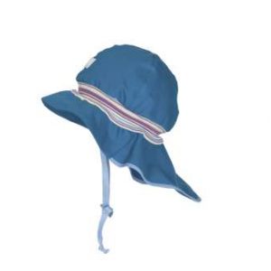 Pickapooh Baby und Kinder Mütze Feuerwehr Strick UV-80 caribean sea