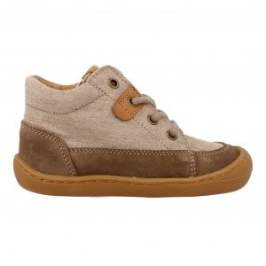 Develab Barfußschuhe MidCut Lauflernschuh beige