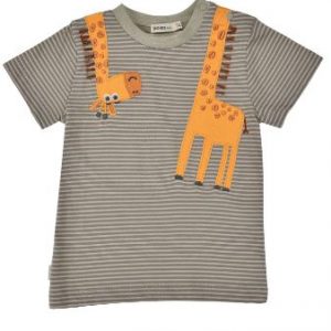 Bondi T-Shirt halbarm geringelt ´Giraffe´