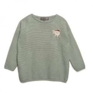 Hanevild Strickpullover mit Hahn