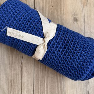 Wedoble gestrickte Decke aus Bio-Baumwolle