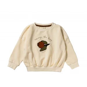 Salted Stories Oversized Sweater Granatapfel