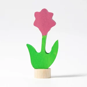 Grimm's Steckfigur rosa Blume