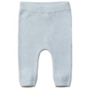 Puri organic Pant Krausstrick  (hellblau)