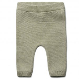 Puri organic Pant Krausstrick  (pistazie)