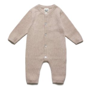 Puri organic Overall Perlfangstrick (cameo rose)