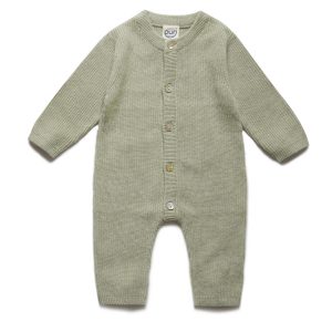 Puri organic Overall Perlfangstrick (pistazie)