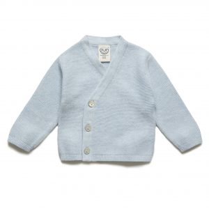 Puri organic Kimono Krausstrick  (helllblau)