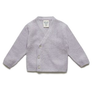 Puri organic Kimono Krausstrick  (lavendel)