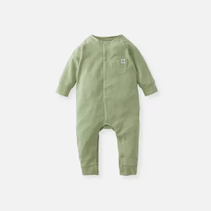 Cloby Spielanzug in olive green – UPF 50+