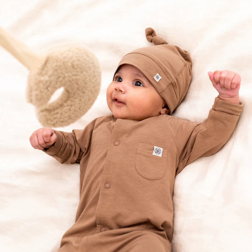 Cloby Spielanzug in Coconut Brown – UPF 50+ – Bild 2